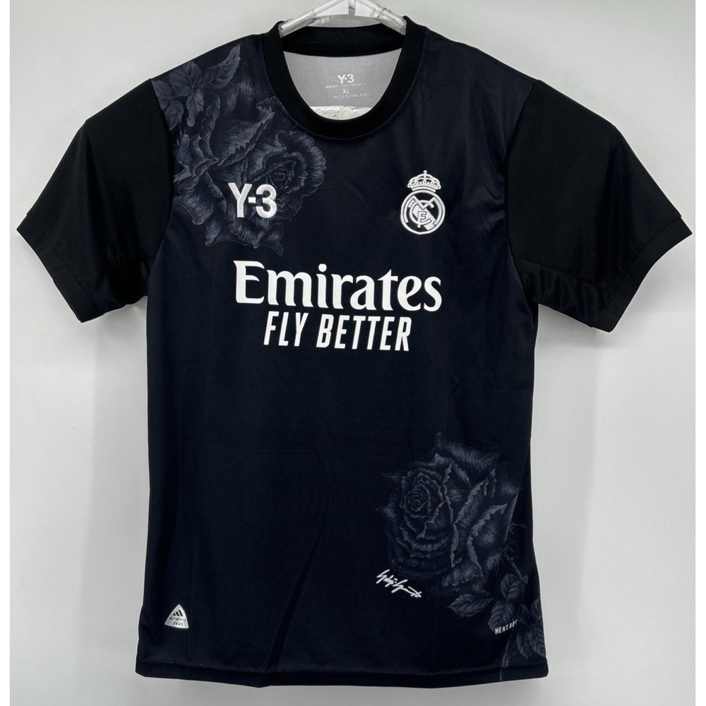 Real Madrid Y-3 Adidas Yohji Yamamoto Authentic 23/24 Jersey Black XL NEW